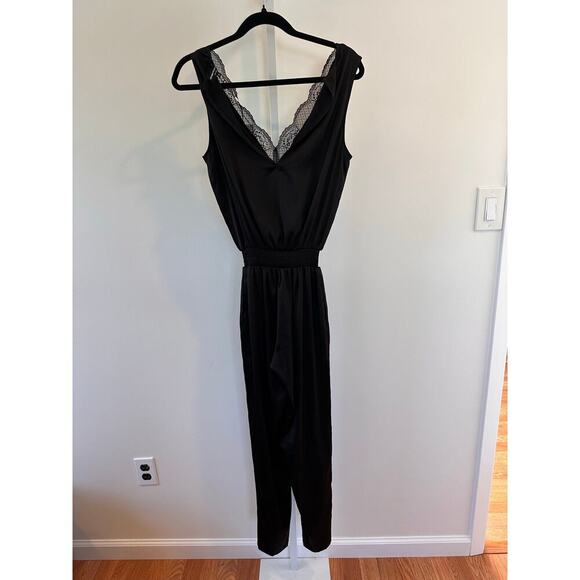 NEW NWT Generation Love Kenji Lace Jumpsuit Black XS - Picture 5 of 7